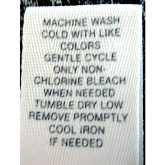 Mudd Women's Long Sleeve Gray & Black Open Front Cardigan Sweater Size Medium - Picture 10 of 10